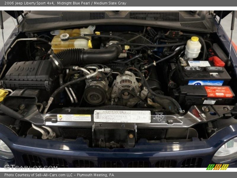 Midnight Blue Pearl / Medium Slate Gray 2006 Jeep Liberty Sport 4x4