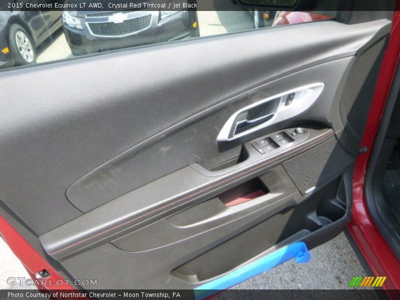 Crystal Red Tintcoat / Jet Black 2015 Chevrolet Equinox LT AWD