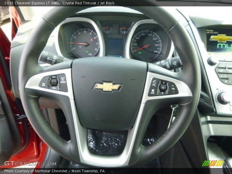 Crystal Red Tintcoat / Jet Black 2015 Chevrolet Equinox LT AWD