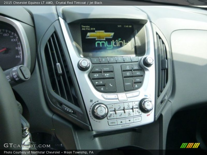 Crystal Red Tintcoat / Jet Black 2015 Chevrolet Equinox LT AWD