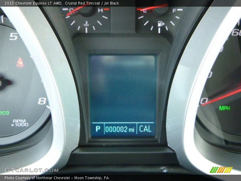 Crystal Red Tintcoat / Jet Black 2015 Chevrolet Equinox LT AWD