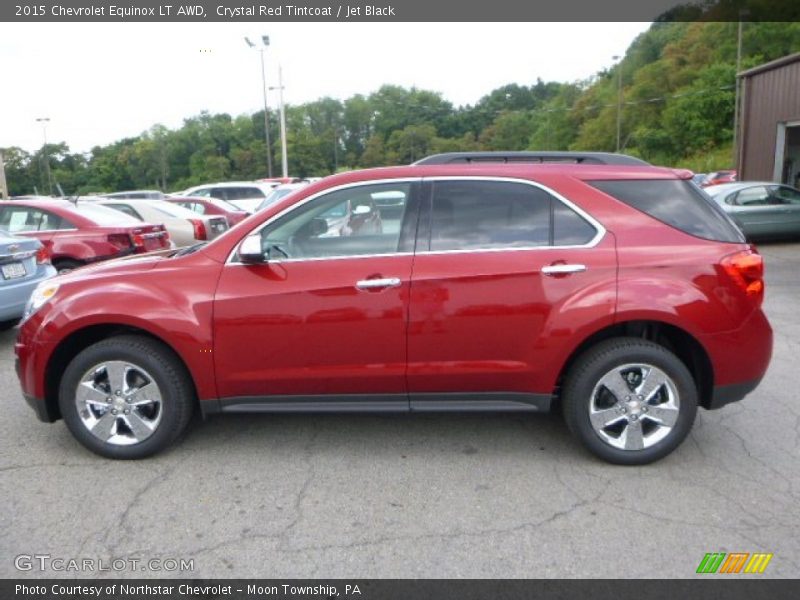 Crystal Red Tintcoat / Jet Black 2015 Chevrolet Equinox LT AWD