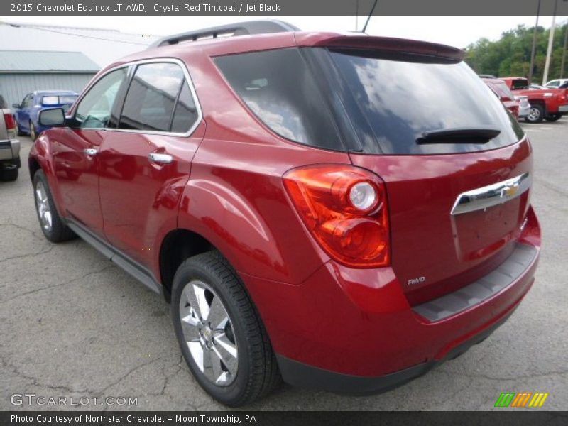 Crystal Red Tintcoat / Jet Black 2015 Chevrolet Equinox LT AWD