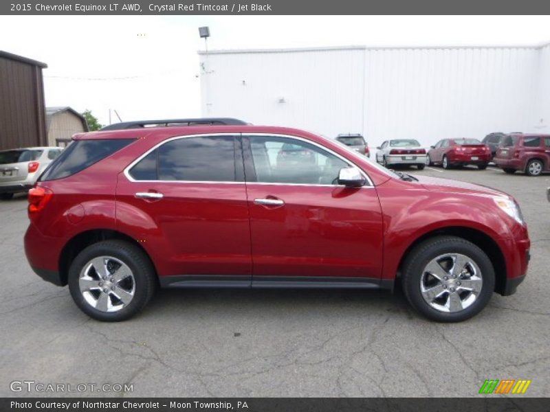 Crystal Red Tintcoat / Jet Black 2015 Chevrolet Equinox LT AWD