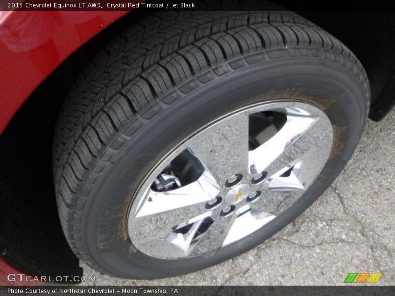 Crystal Red Tintcoat / Jet Black 2015 Chevrolet Equinox LT AWD