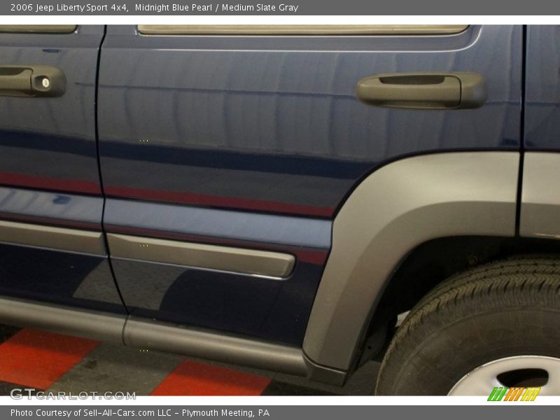 Midnight Blue Pearl / Medium Slate Gray 2006 Jeep Liberty Sport 4x4
