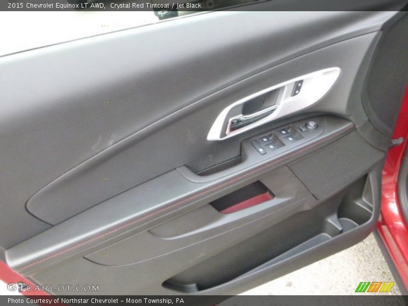 Crystal Red Tintcoat / Jet Black 2015 Chevrolet Equinox LT AWD