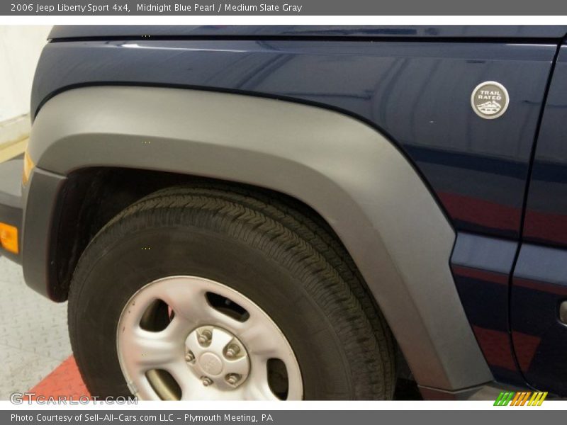 Midnight Blue Pearl / Medium Slate Gray 2006 Jeep Liberty Sport 4x4