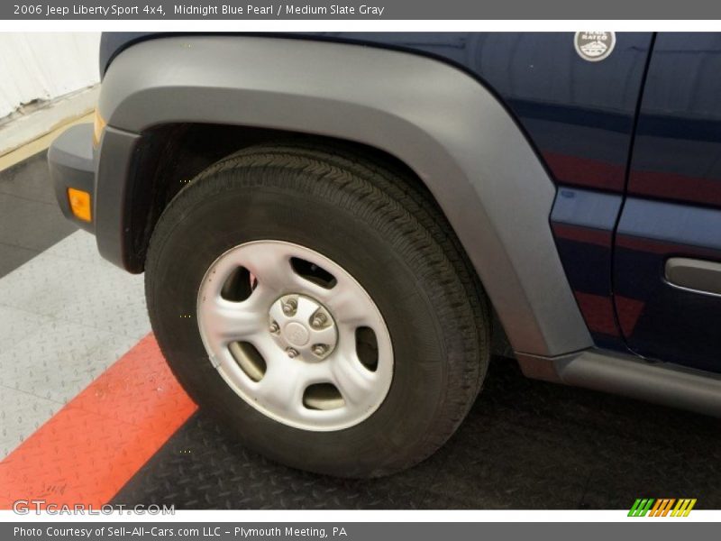 Midnight Blue Pearl / Medium Slate Gray 2006 Jeep Liberty Sport 4x4
