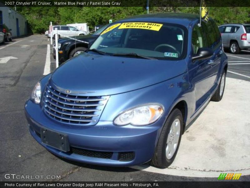 Marine Blue Pearl / Pastel Slate Gray 2007 Chrysler PT Cruiser