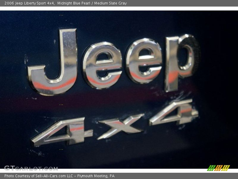 Midnight Blue Pearl / Medium Slate Gray 2006 Jeep Liberty Sport 4x4
