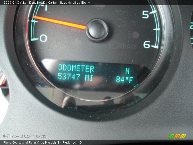 Carbon Black Metallic / Ebony 2009 GMC Yukon Denali AWD