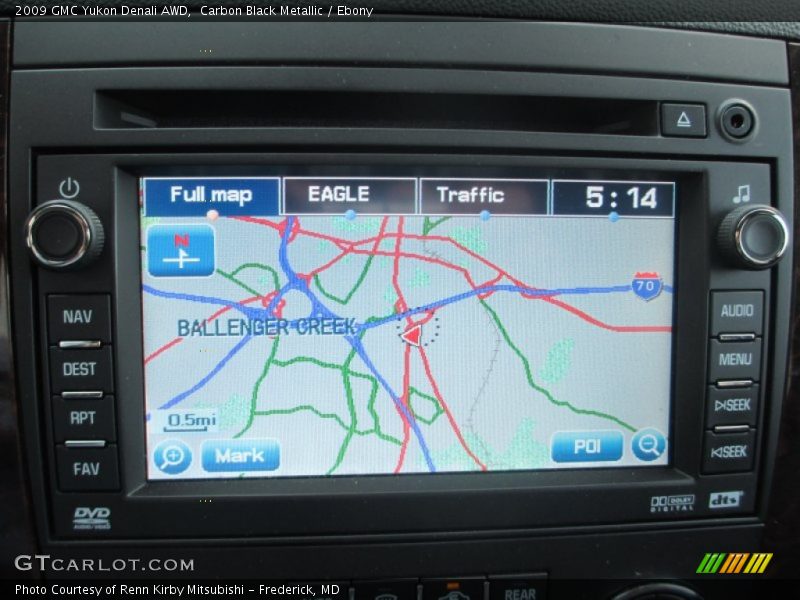 Carbon Black Metallic / Ebony 2009 GMC Yukon Denali AWD