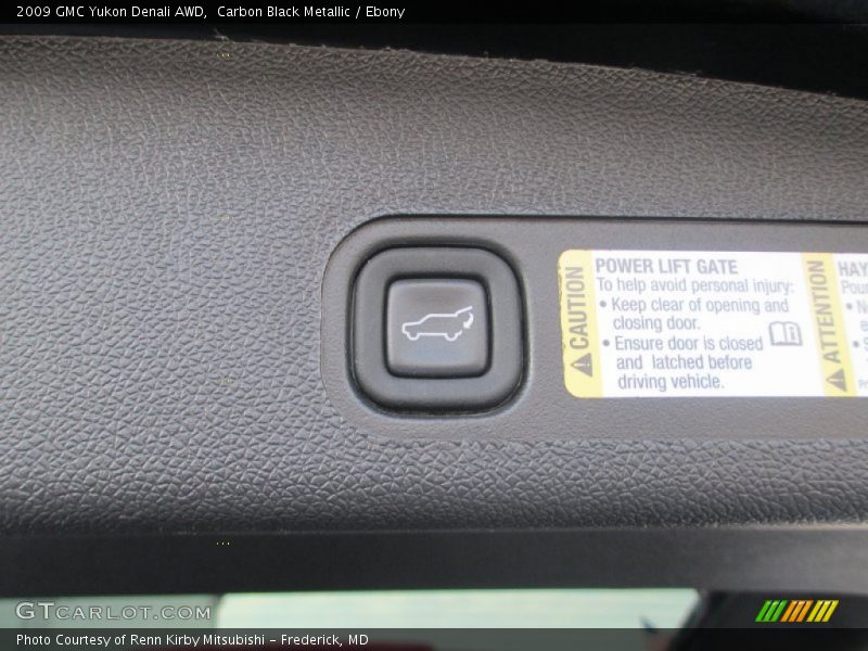Carbon Black Metallic / Ebony 2009 GMC Yukon Denali AWD
