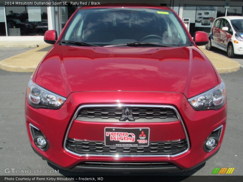 Rally Red / Black 2014 Mitsubishi Outlander Sport SE