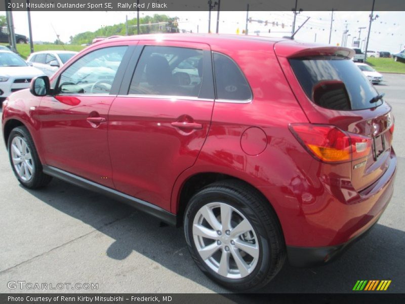 Rally Red / Black 2014 Mitsubishi Outlander Sport SE