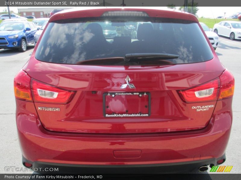 Rally Red / Black 2014 Mitsubishi Outlander Sport SE
