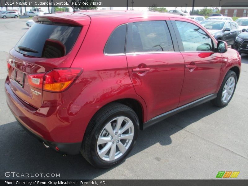 Rally Red / Black 2014 Mitsubishi Outlander Sport SE