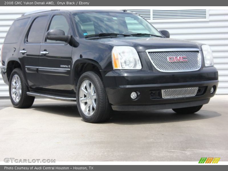 Onyx Black / Ebony 2008 GMC Yukon Denali AWD