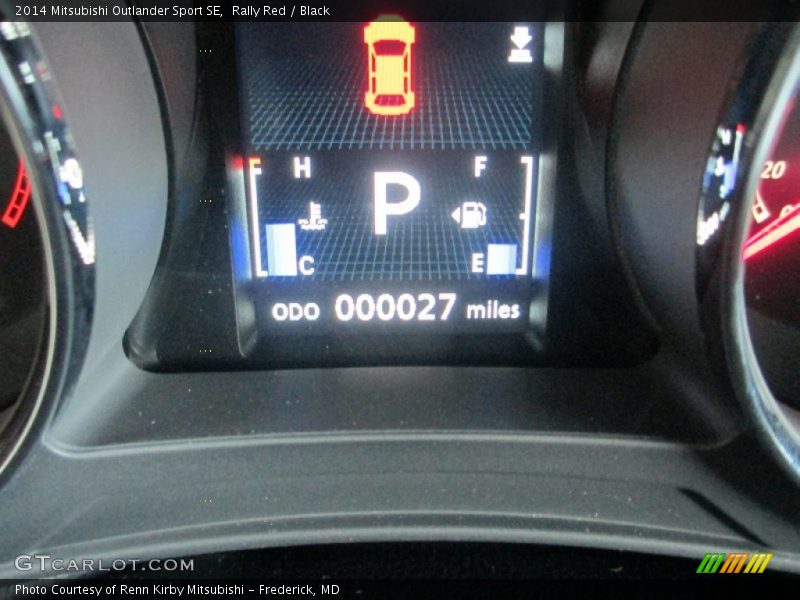 Rally Red / Black 2014 Mitsubishi Outlander Sport SE