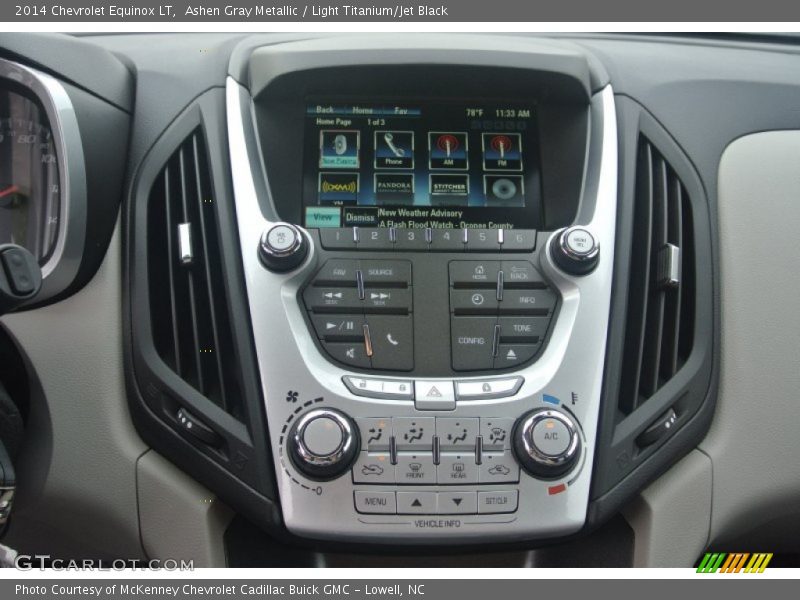 Ashen Gray Metallic / Light Titanium/Jet Black 2014 Chevrolet Equinox LT