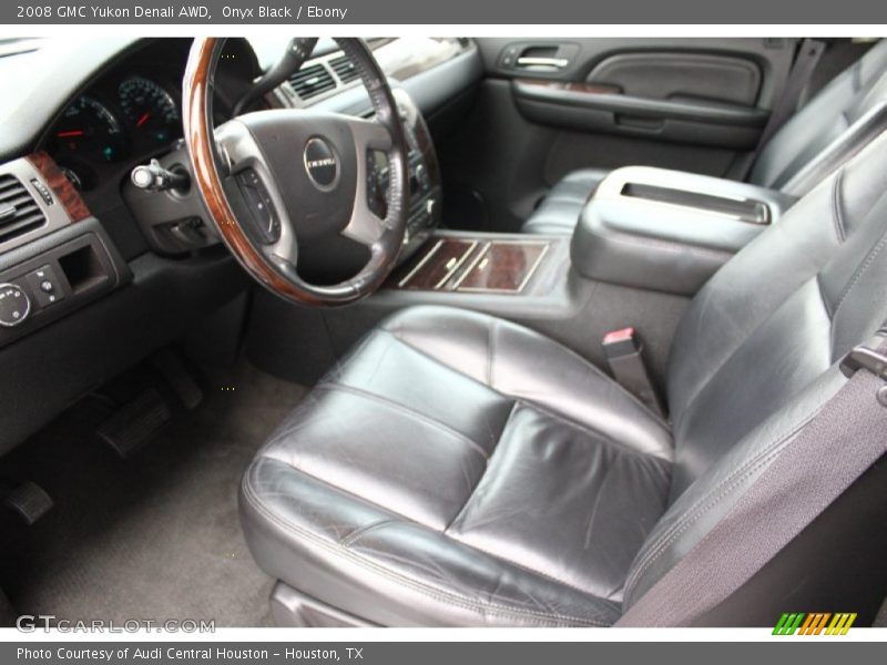 Onyx Black / Ebony 2008 GMC Yukon Denali AWD