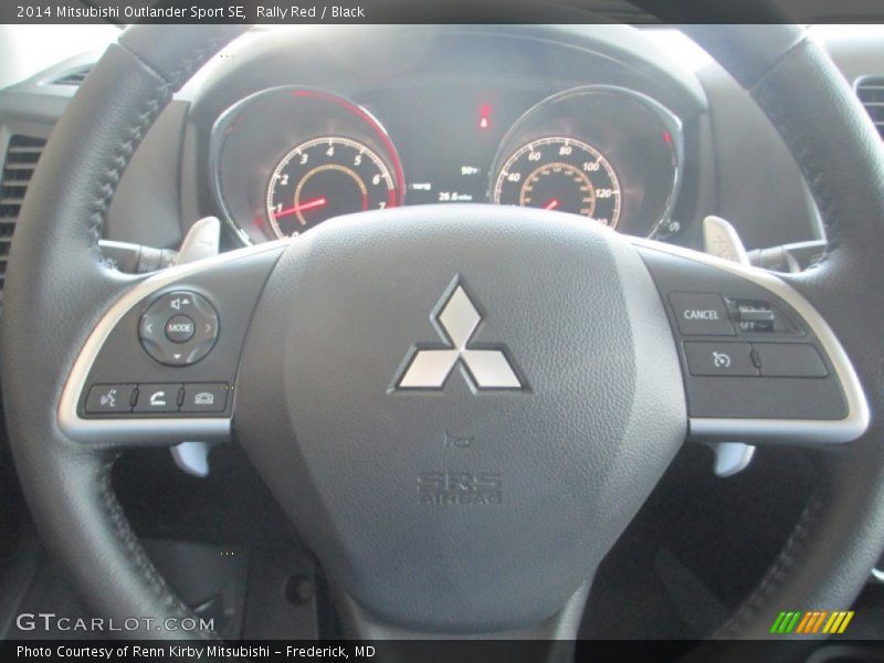 Rally Red / Black 2014 Mitsubishi Outlander Sport SE