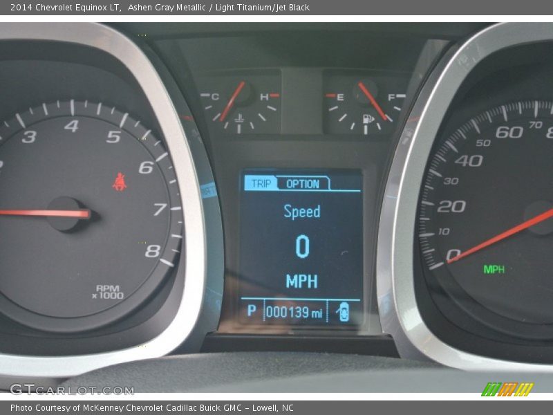 Ashen Gray Metallic / Light Titanium/Jet Black 2014 Chevrolet Equinox LT