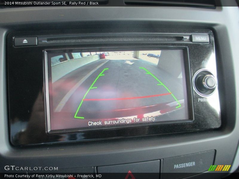 Rally Red / Black 2014 Mitsubishi Outlander Sport SE