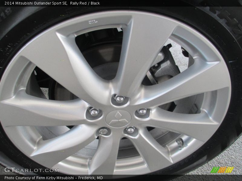 Rally Red / Black 2014 Mitsubishi Outlander Sport SE