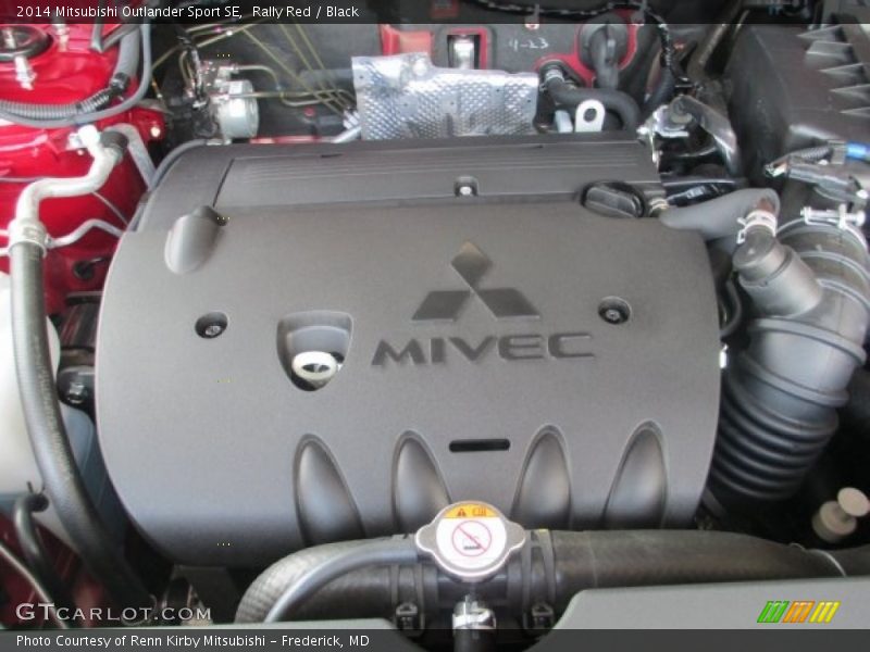 Rally Red / Black 2014 Mitsubishi Outlander Sport SE