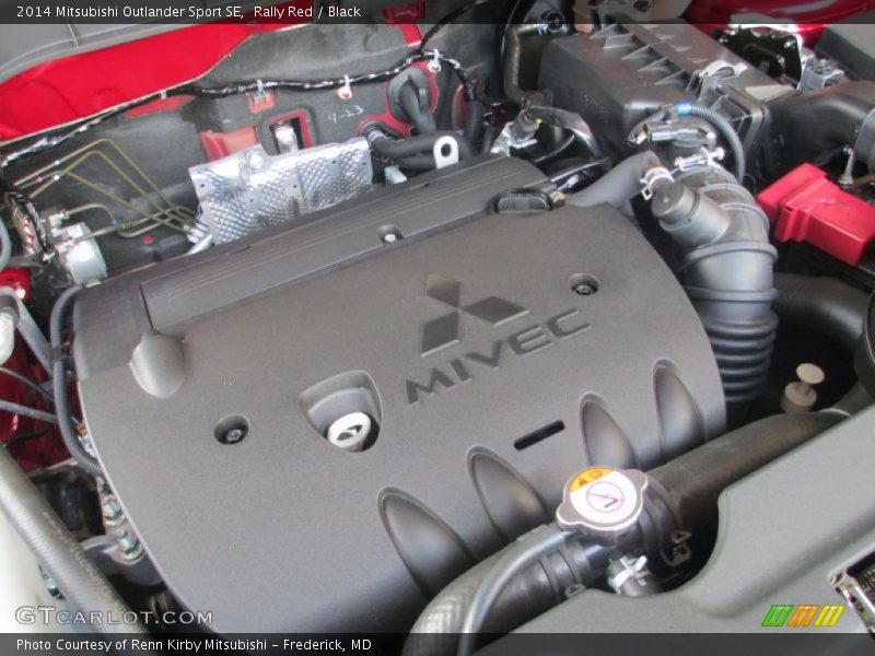 Rally Red / Black 2014 Mitsubishi Outlander Sport SE