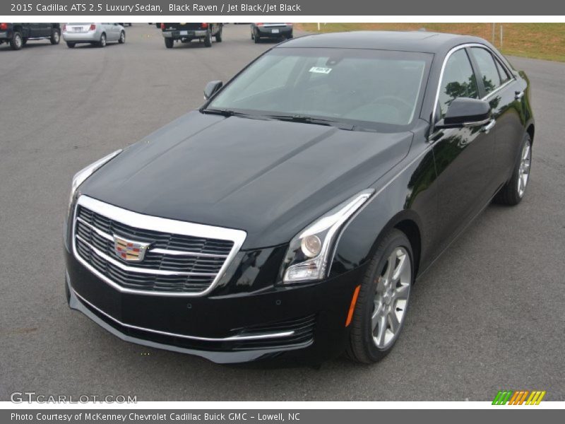 Black Raven / Jet Black/Jet Black 2015 Cadillac ATS 2.5 Luxury Sedan