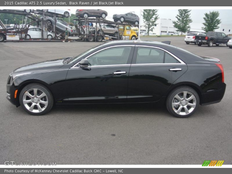 Black Raven / Jet Black/Jet Black 2015 Cadillac ATS 2.5 Luxury Sedan