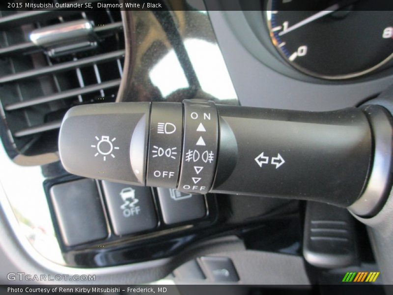Controls of 2015 Outlander SE