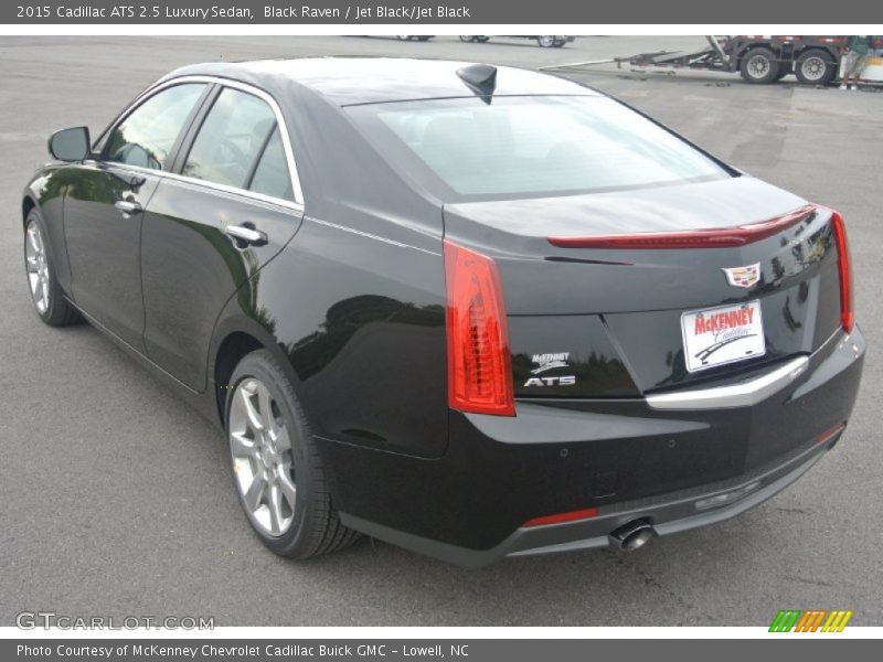 Black Raven / Jet Black/Jet Black 2015 Cadillac ATS 2.5 Luxury Sedan