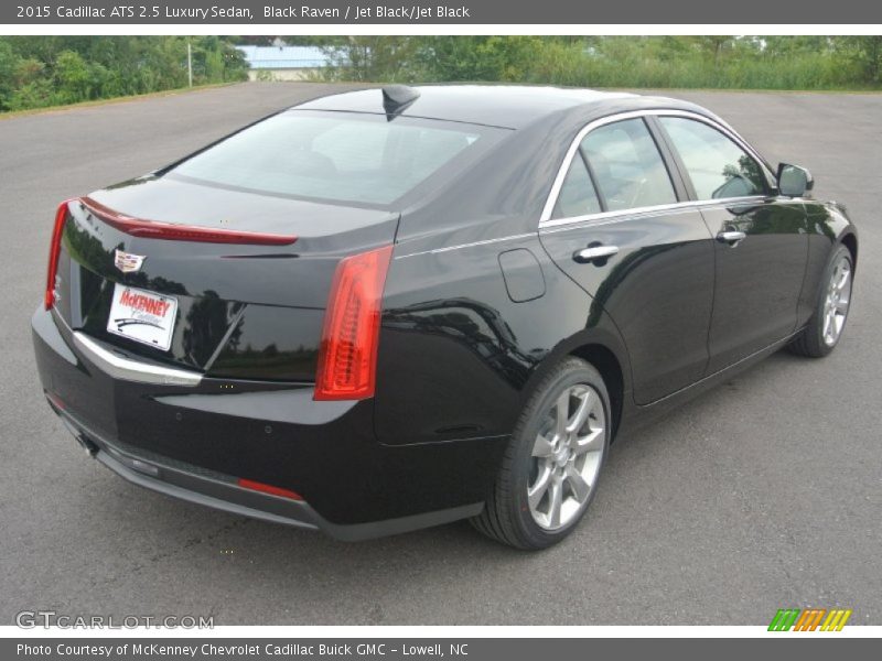 Black Raven / Jet Black/Jet Black 2015 Cadillac ATS 2.5 Luxury Sedan