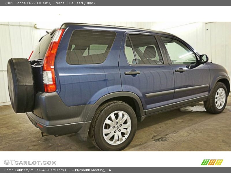 Eternal Blue Pearl / Black 2005 Honda CR-V EX 4WD
