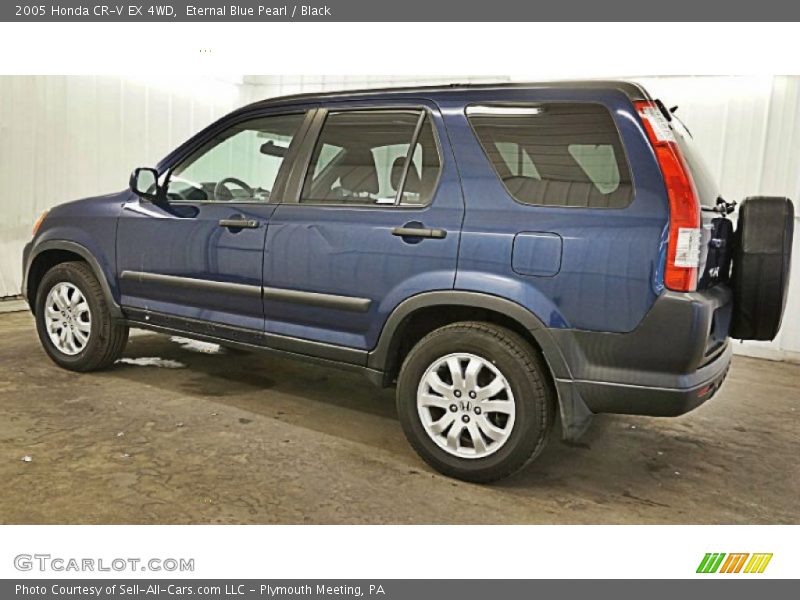 Eternal Blue Pearl / Black 2005 Honda CR-V EX 4WD