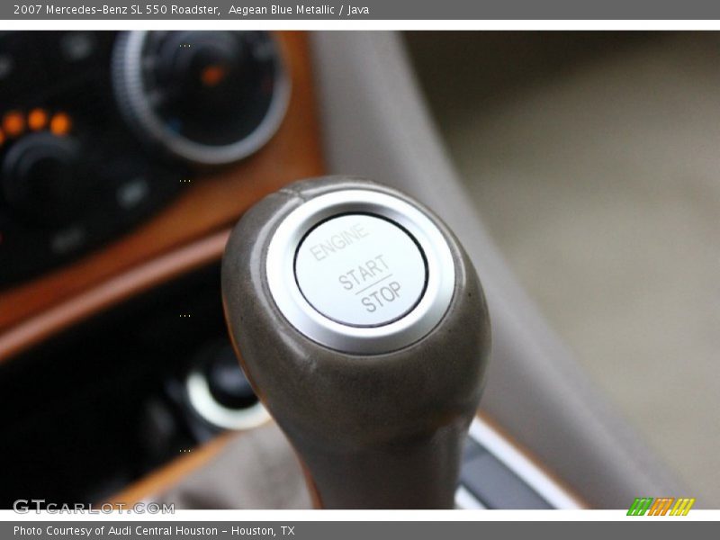 Aegean Blue Metallic / Java 2007 Mercedes-Benz SL 550 Roadster