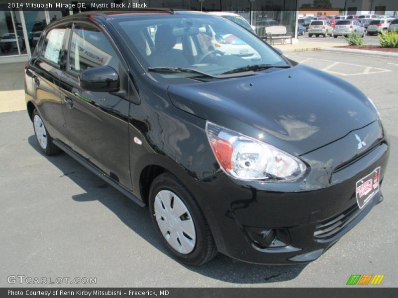 Mystic Black / Black 2014 Mitsubishi Mirage DE
