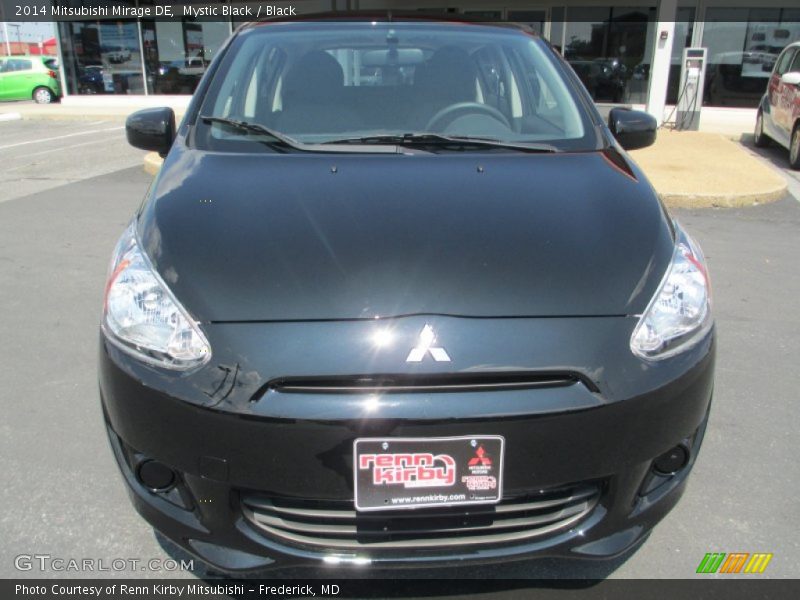 Mystic Black / Black 2014 Mitsubishi Mirage DE