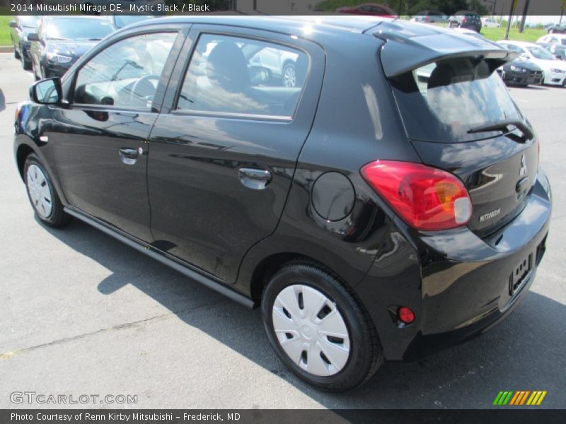 Mystic Black / Black 2014 Mitsubishi Mirage DE
