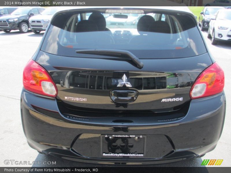 Mystic Black / Black 2014 Mitsubishi Mirage DE