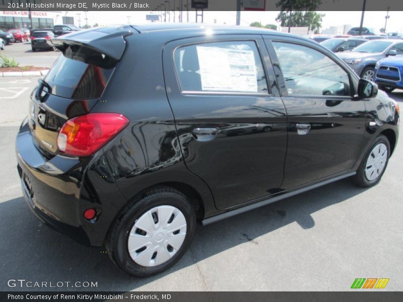 Mystic Black / Black 2014 Mitsubishi Mirage DE
