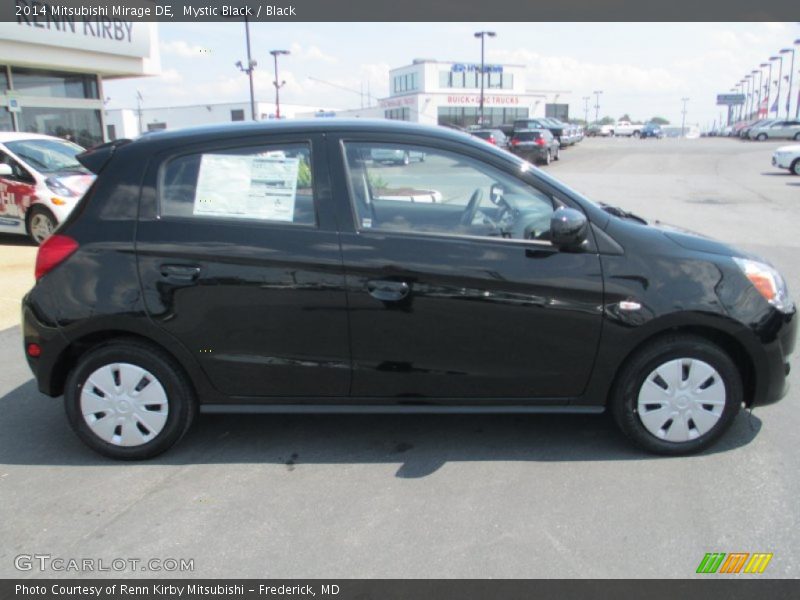 Mystic Black / Black 2014 Mitsubishi Mirage DE