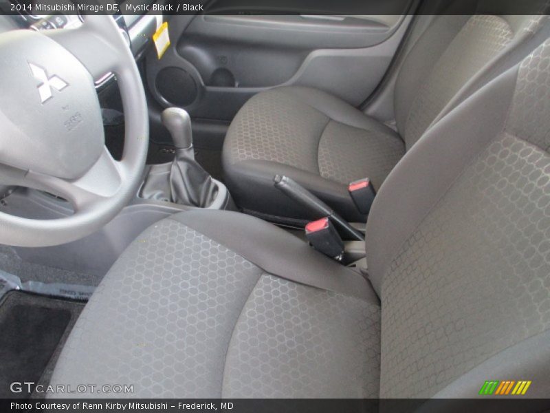 Mystic Black / Black 2014 Mitsubishi Mirage DE