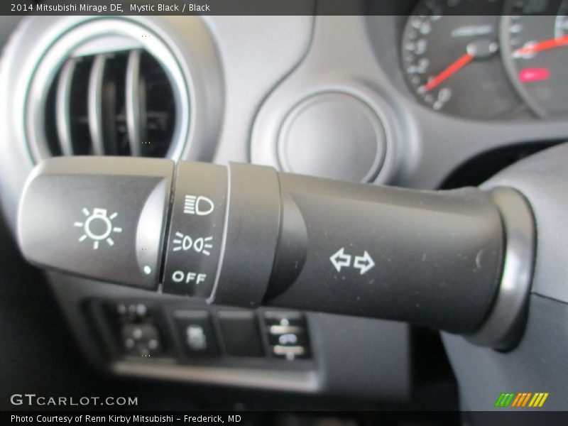 Mystic Black / Black 2014 Mitsubishi Mirage DE