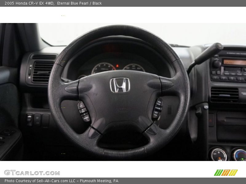 Eternal Blue Pearl / Black 2005 Honda CR-V EX 4WD