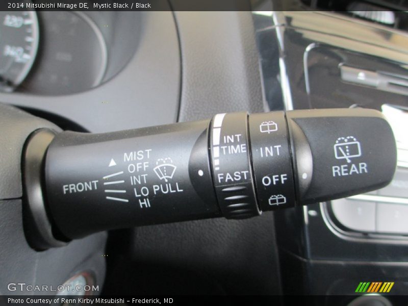 Mystic Black / Black 2014 Mitsubishi Mirage DE
